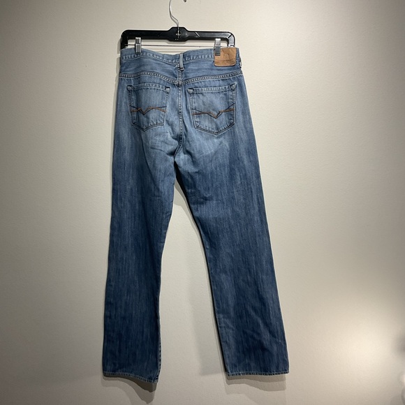 Levi's 514 Slim Straight Relaxed Fit Light Blue Jeans 32 x 27 Vintage Fit Jeans - Picture 5 of 10